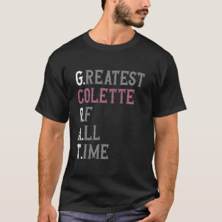 Camiseta Maior Colette de todos os tempos GOAT Colette