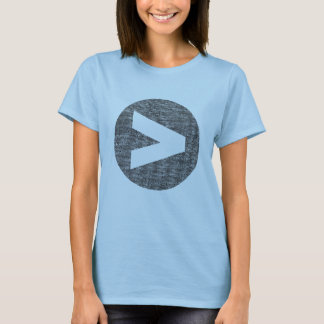Camiseta Maior do que o t-shirt cabido logotipo