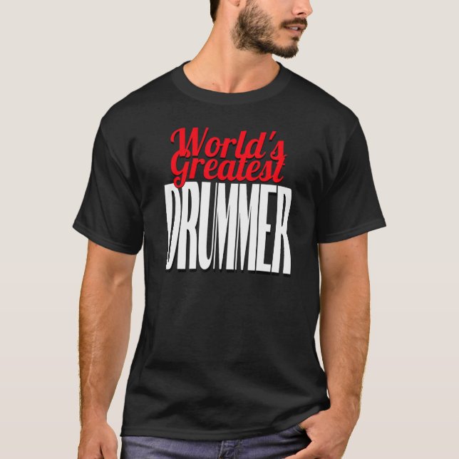 Camiseta Maior Drummer do Mundo (Frente)