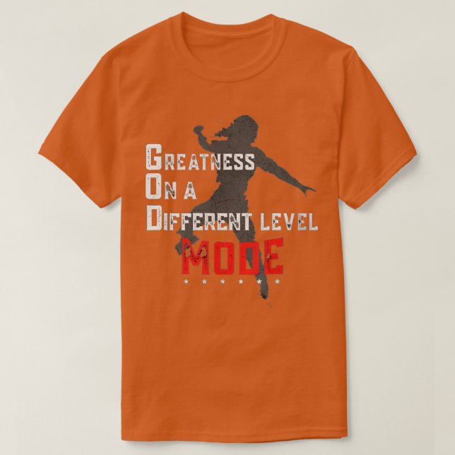 Camiseta Maior Em Outro Modo De Nível (Frente do Design)