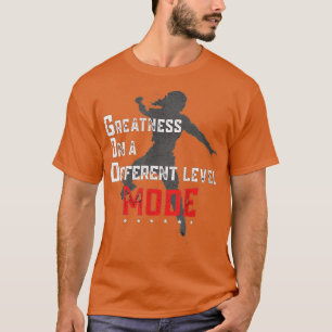 Camiseta Maior Em Outro Modo De Nível