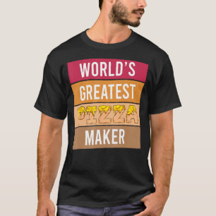 Camiseta Maior fabricante de pizza do mundo - pizza chef en