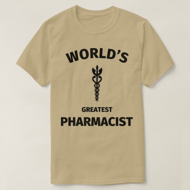 Camiseta Maior Farmacêutico do Mundo 27s (Frente do Design)
