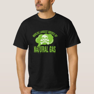 Camiseta Maior Fonte De Gás Natural Do Mundo