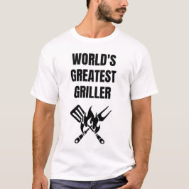 Camiseta Maior Griller do Mundo | CHURRASCO principal do De