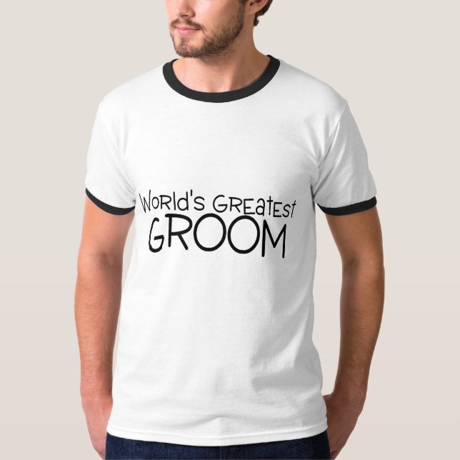 Camiseta Maior Groom Negro do Mundo (Frente)