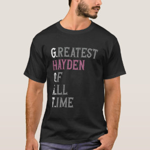 Camiseta Maior Hayden de todos os tempos GOAT Hayden