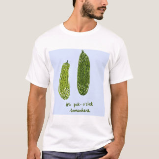 Camiseta Maior Impressão de "É o Pickle-o-Algures"