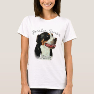 Camiseta Maior mamã suíça 2 do cão da montanha