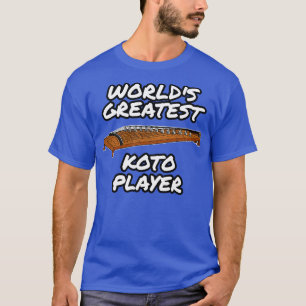 Camiseta Maior músico japonês do Koto Player