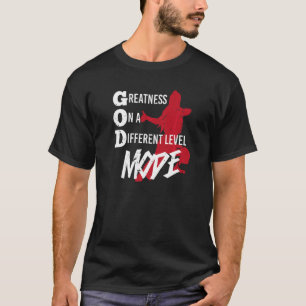 Camiseta Maior no modo de nível diferente