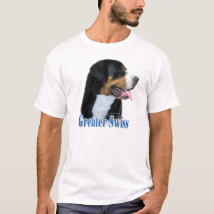 Camiseta Maior nome suíço do cão da montanha