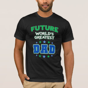 Camiseta Maior Pai do Mundo do Futuro - Novo Pai