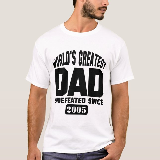 Camiseta Maior Pai Personalizável (Frente)