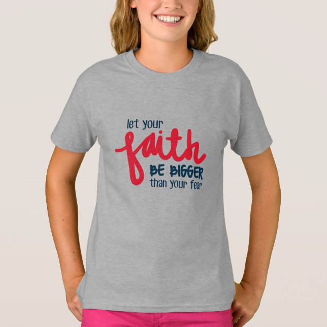 Camiseta Maior que o seu medo (Frente)