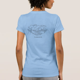 Camiseta Maior Seascape 2 do t-shirt de Farallones