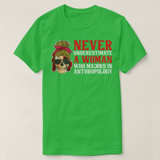 Camiseta Maiores mulheres em antropologia (Frente do Design)