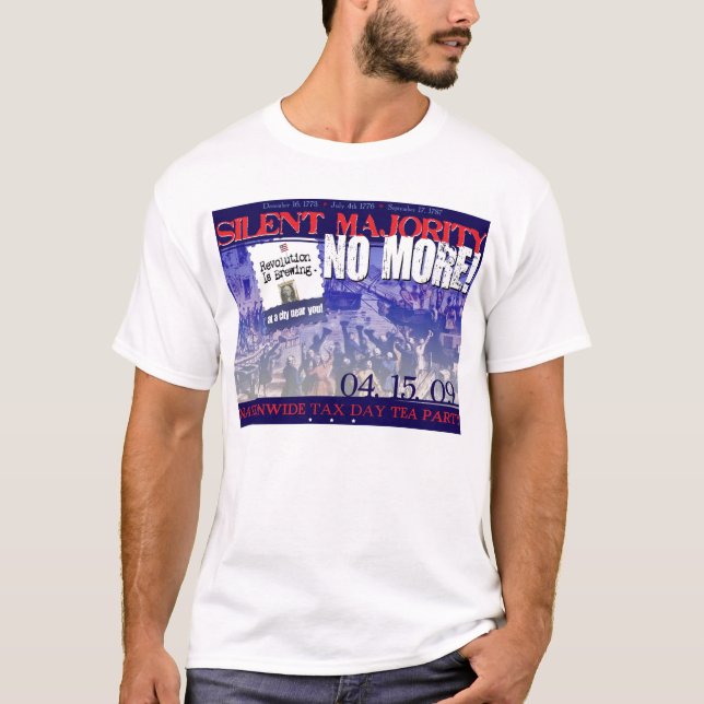 Camiseta Maioria silenciosa NÃO MAIS! (Frente)