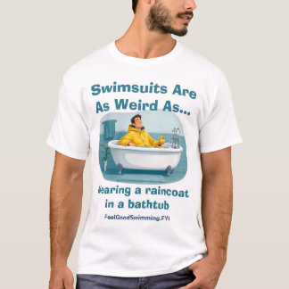 Camiseta Maiôs São Estranhos Humor de Chuva Banho