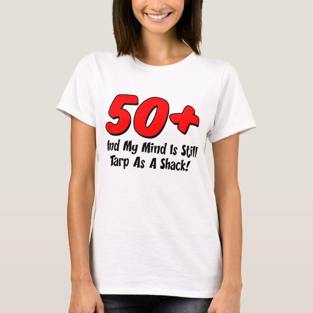 Camiseta Mais 50 Tarp Mind Como Shack (Frente)