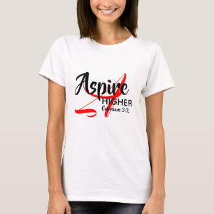 Camiseta MAIS ALTO ASPIRE Inspire Monograma Christian WHITE
