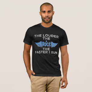 Camiseta Mais Alto, mais rápido, correr meia maratona