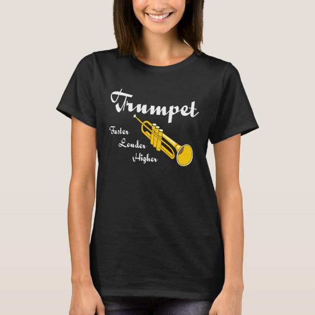 Camiseta Mais alto Trumpet (Frente)