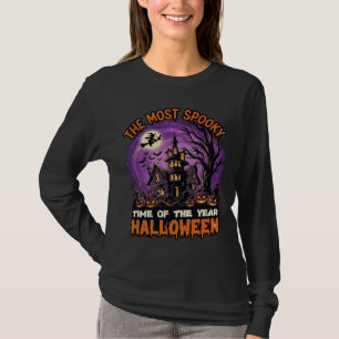 Camiseta Mais Assustadora Casa Assombrada de Halloween Brux