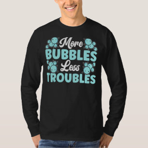 Camiseta Mais bolhas Menos problemas Sabonete Chefe Sabonet