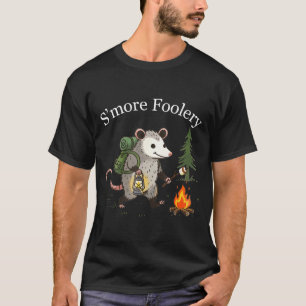 Camiseta Mais brincadeira de gambá marshmallow engraçado fo