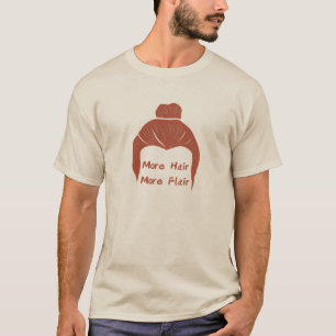 Camiseta Mais Cabelo, Mais Flair (vermelho)