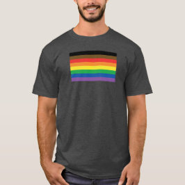 Camiseta Mais colorem mais arco-íris LGBT customizável do