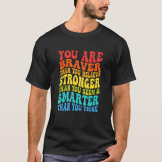 Camiseta Mais Corajoso do que Você Acredita Inspirador Ondu