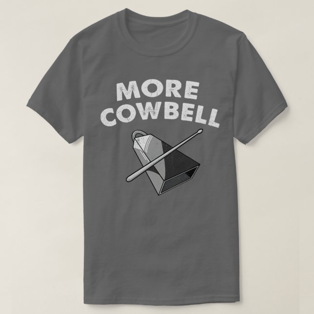 Camiseta Mais Cowbell (Frente do Design)