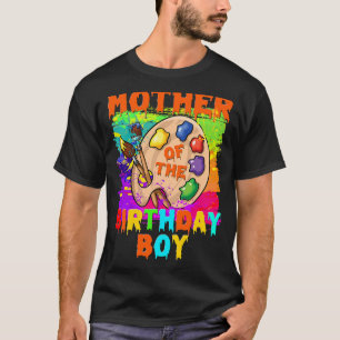 Camiseta mais de 2 anos de parabéns de pintura de crianças
