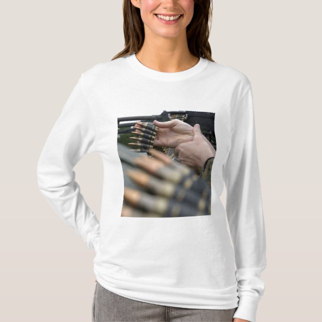 Camiseta Mais de 3.000 balas foram disparadas do M-240G (Frente)