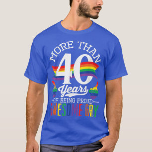 Camiseta Mais De 40 Anos De Orgulho De Um Incrível Funno Ga