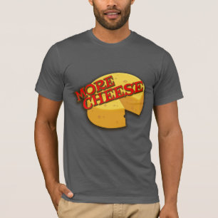 Camiseta Mais de queijo do queijo furado em volta do T