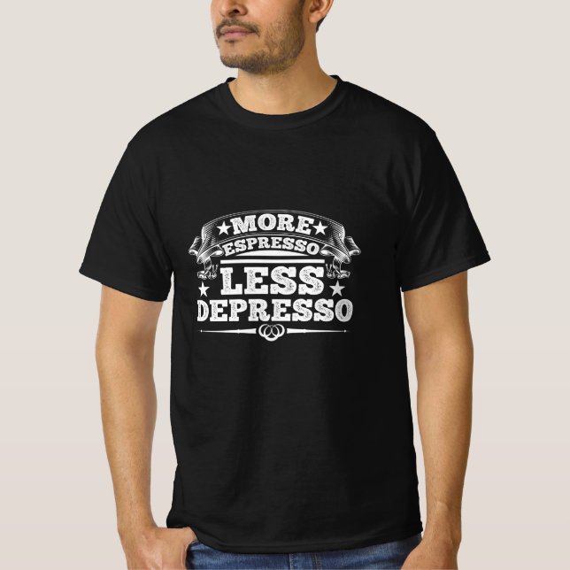 Camiseta Mais depressão menos depressão (Frente)
