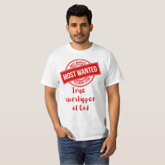 Camiseta Mais Desejados: Verdadeiro Adorador de Deus Tee fo