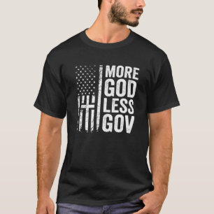 Camiseta Mais Deus Menos Governador - Cristão Patriótico 
