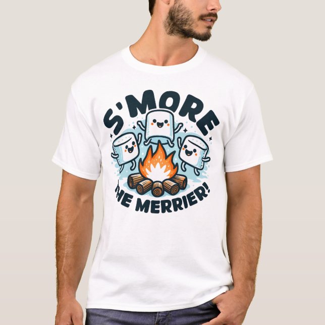 Camiseta Mais dia - É mais o Merrier! (Frente)