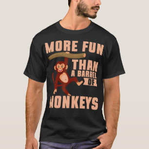 Camiseta Mais Divertido Que Um Cano De Macacos