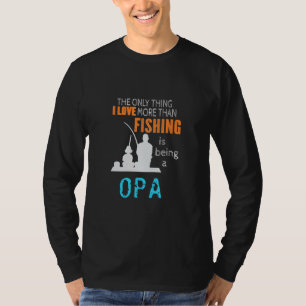 Camiseta Mais do que Amor Pesca Opa Alemanha Avô Alemão