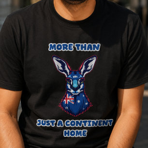 Camiseta Mais do que Apenas um Continente Casa Austrália Am