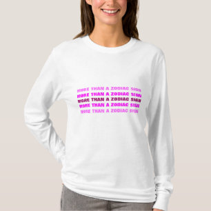 Camiseta Mais do que um sinal do zodíaco (hoodie branco)