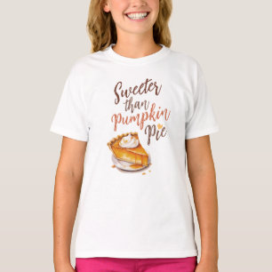Camiseta Mais doce do que a torta de abóbora