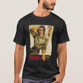 Camiseta Mais enfermeiros Enfermeiros Militares Propaganda