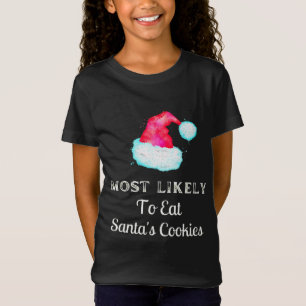Camiseta Mais Engraçado Para Cookies Papais noeis