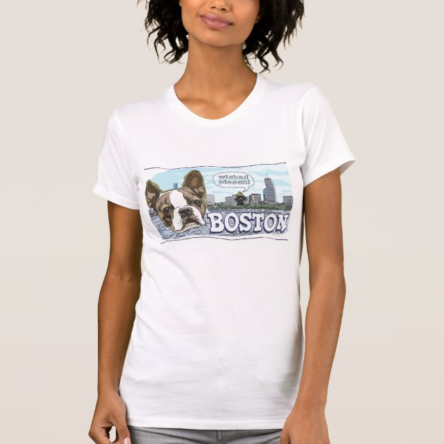 Camiseta Mais engrenagem má de Boston Terrier Pissah (Frente)
